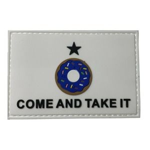Come And Take It Donut Blue Patch